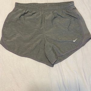 Girls gray Nike shorts